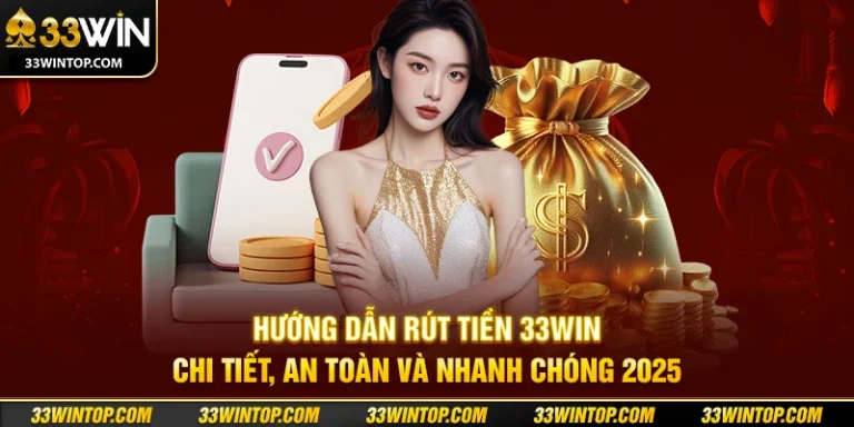 Hướng Dẫn Rút Tiền 33WIN Chi Tiết, An Toàn Và Nhanh Chóng 2025