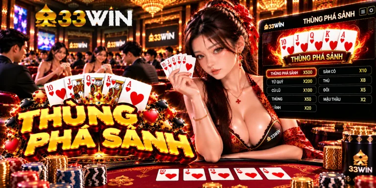 Thùng Phá Sảnh Là Gì? Cách Nhận Biết Và So Sánh Sức Mạnh Bài | 33WIN